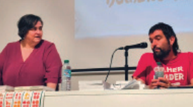 Presentación junto con nuestra compañera Mª Jesús Vázquez